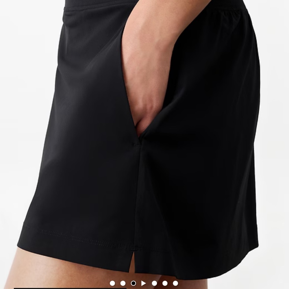 Athleta Brooklyn Heights Black Skort, Size 10 NWT - Picture 3 of 8